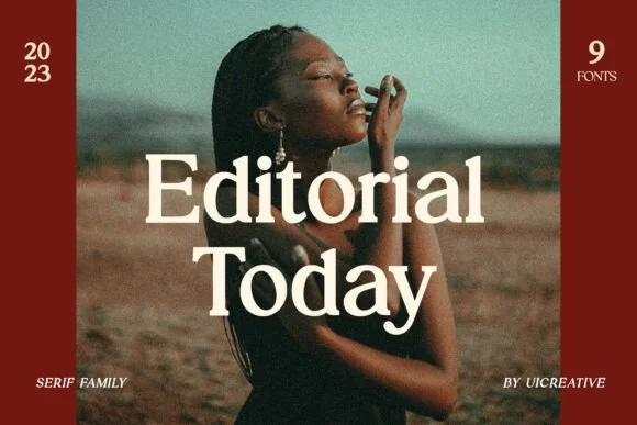 Editorial by uicreativenet — Slab Serif Font
