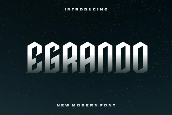 Egrando by prayoga_std — Slab Serif Font