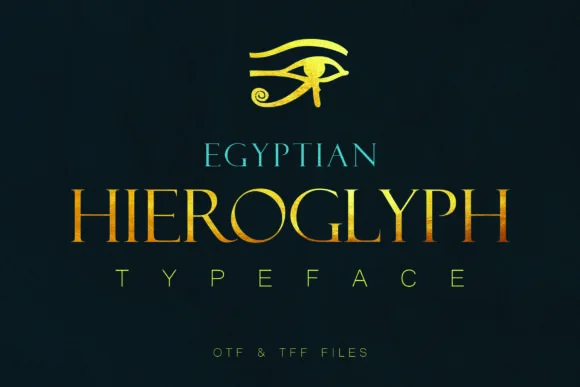 Egyptian Hieroglyph by denestudios — Dingbats Font