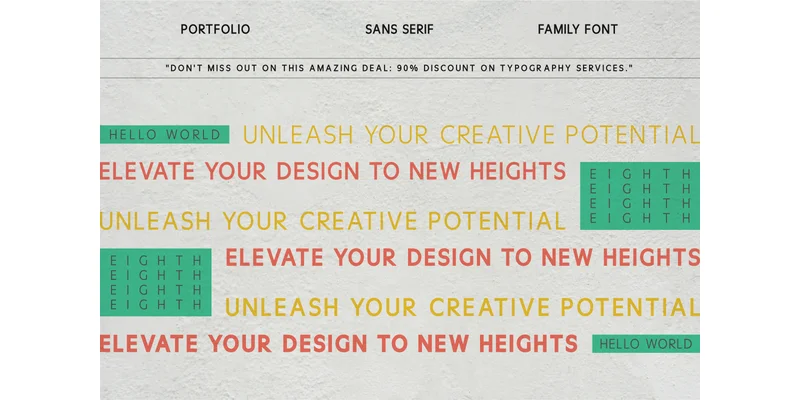 Eighth Font by Nan Design — Sans Serif Font — thumbnail 2