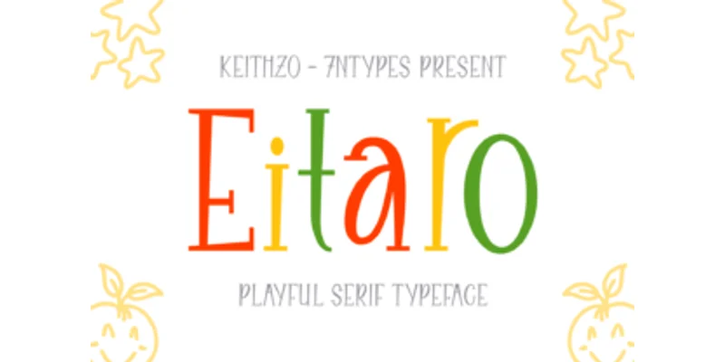 Eitaro Font by Keithzo (7NTypes) — Sans Serif Font