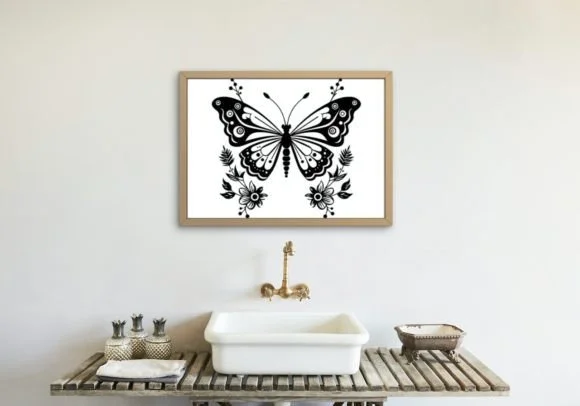 Elegant Butterfly by MOMAT THIRTYONE — Dingbats Font — thumbnail 5