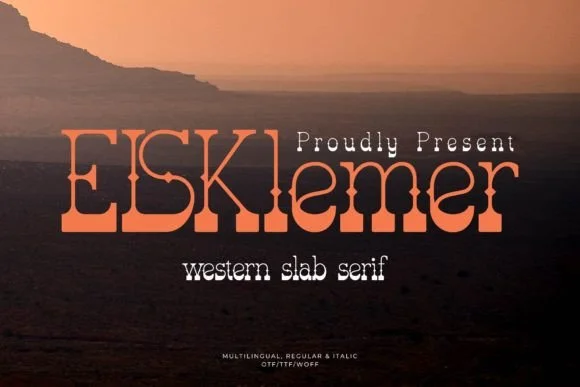 Elsklemer by Denustudios — Slab Serif Font