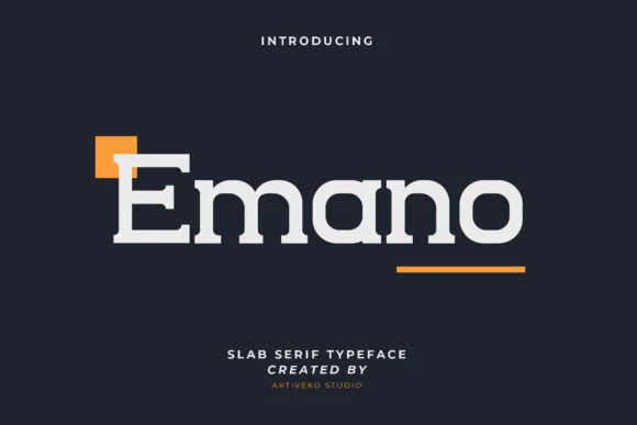 Emano by Artiveko β Slab Serif Font