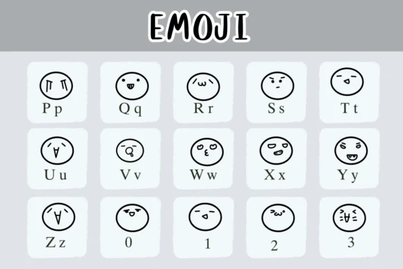 Emoji by Nongyao — Dingbats Font — thumbnail 3