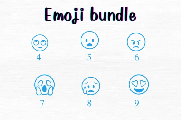Emoji Bundle by Nongyao — Dingbats Font — thumbnail 4