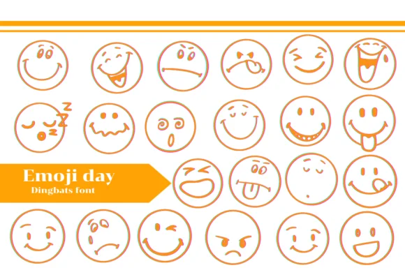 Emoji Day by Apiwat Type — Dingbats Font