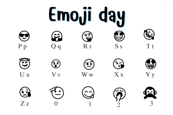 Emoji Day by Nongyao — Dingbats Font — thumbnail 3