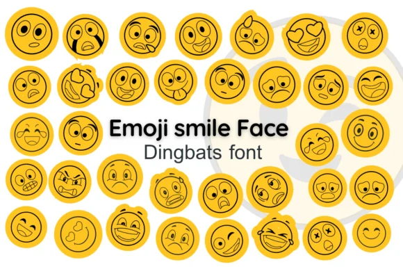 Emoji Smile Face by Nun Sukhwan — Dingbats Font
