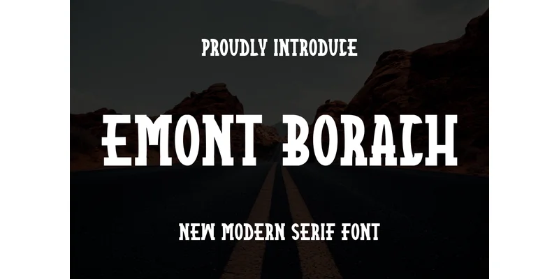 Emont Borach Font by vandesignstd — Sans Serif Font