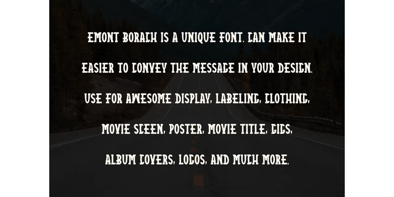 Emont Borach Font by vandesignstd — Sans Serif Font — thumbnail 3