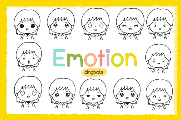 Emotion by Foam-Design Store — Dingbats Font