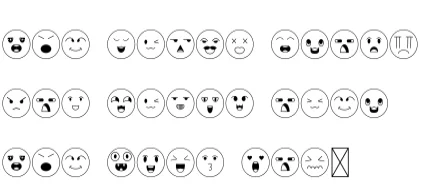 Emotion by danita.kukkai — Dingbats Font — thumbnail 7