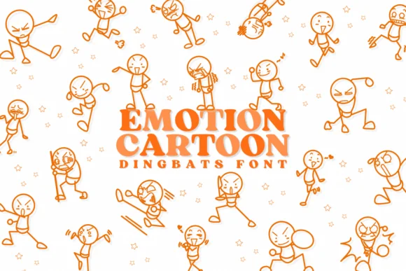 Emotion Cartoon by Chonada — Dingbats Font