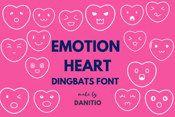 Emotion Heart by danita.kukkai — Dingbats Font