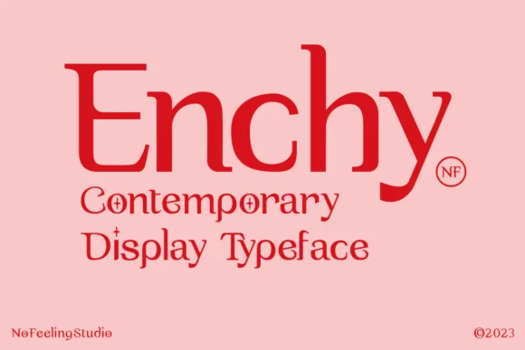Enchy by No Feeling Studio β Slab Serif Font