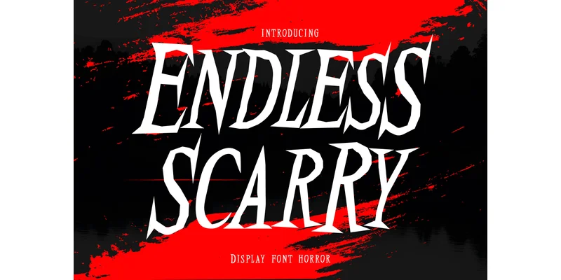 Endless Scarry Font by ryan creative by ryan creative — Blackletter Font