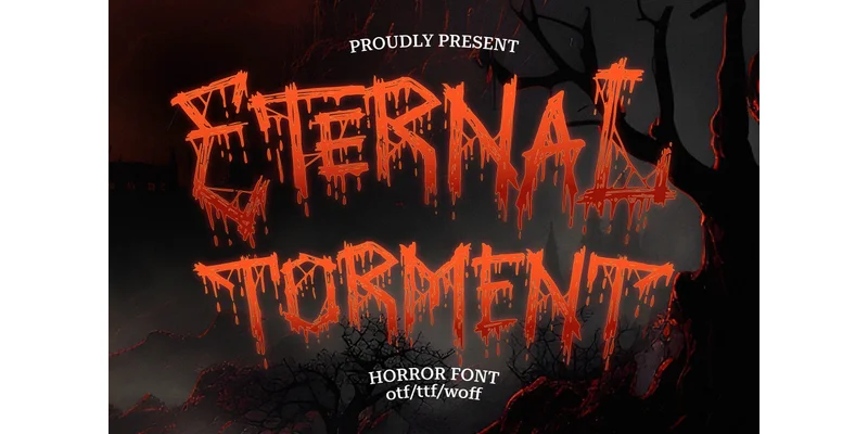 Eternal Torment Font by Denustudios by Denustudios — Blackletter Font
