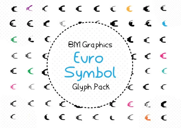 BM Grpahics - Euro Symbol by GraphicsBam Fonts — Dingbats Font