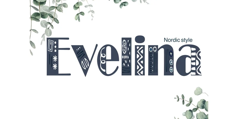 Evelina Font by PJ Fonttein by PJ Fonttein — Decorative Font