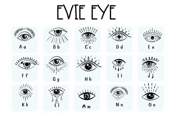 Evil Eye by Sirinart — Dingbats Font — thumbnail 2