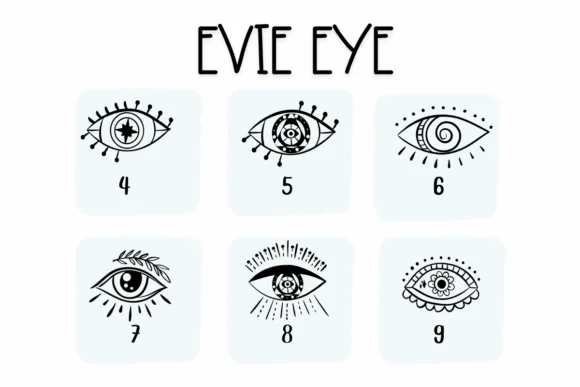 Evil Eye by Sirinart — Dingbats Font — thumbnail 4