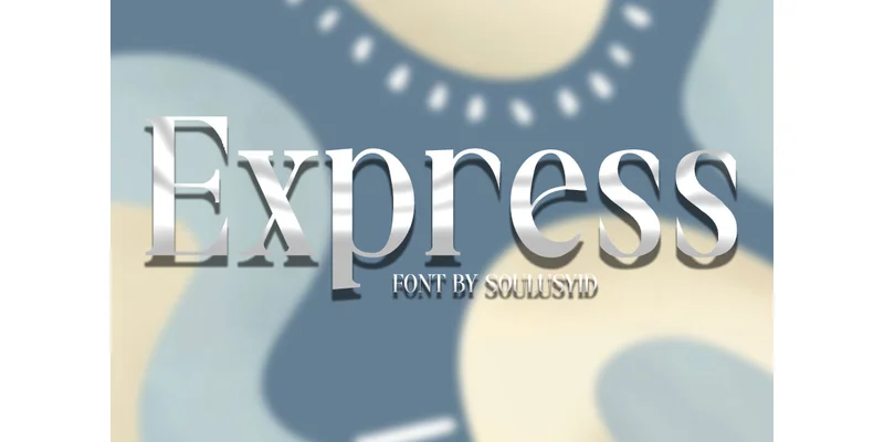 Express Font by SoulusYid โ Serif Font
