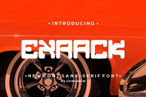 Exrack by sinduamiw — Slab Serif Font