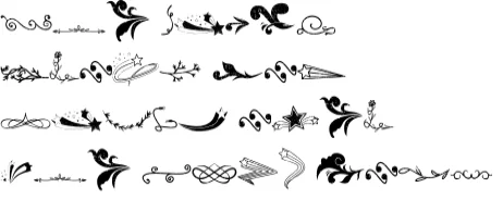 Extra Ornament by Iyhulmonsta — Dingbats Font — thumbnail 4