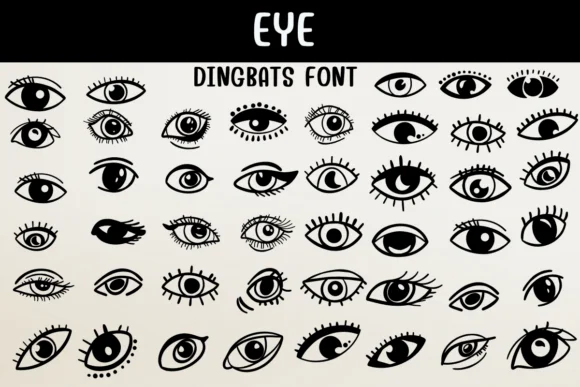 Eye by Sontaya — Dingbats Font