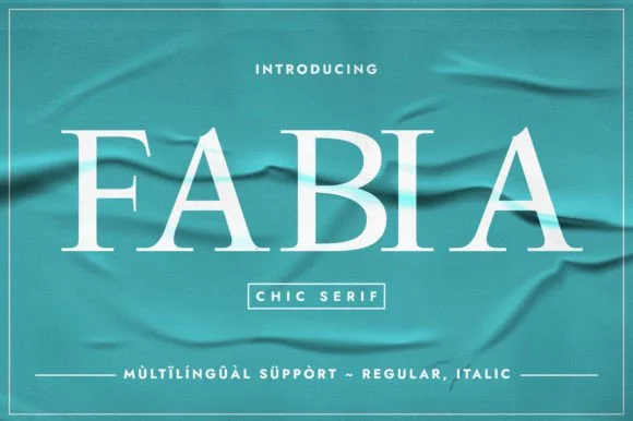 Fabia by Minimalistartstudio — Slab Serif Font
