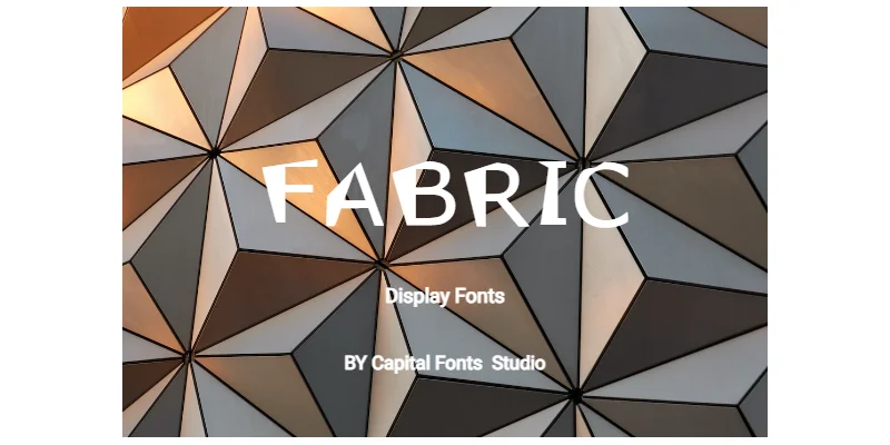 Fabric Font by Bloomora Studio — Display Font