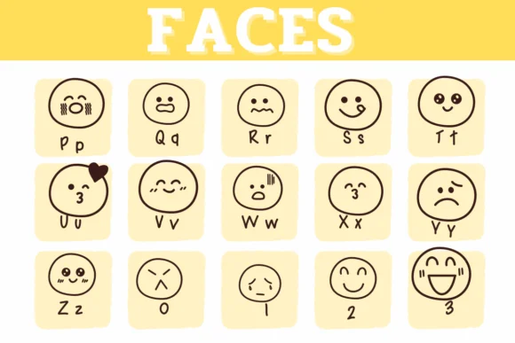 Faces by Sirinart — Dingbats Font — thumbnail 3