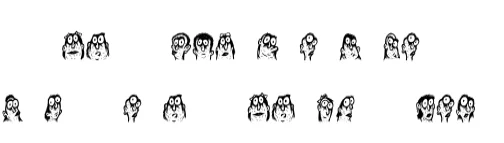 Faces by vladimirnikolic — Dingbats Font — thumbnail 5