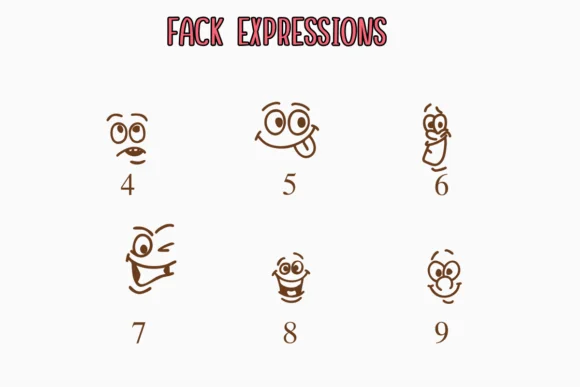 Fack Expressions by Nongyao — Dingbats Font — thumbnail 4
