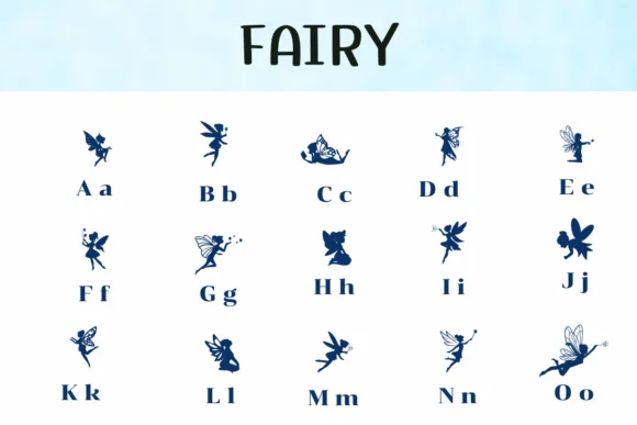 Fairy by Ketsarin — Dingbats Font — thumbnail 2