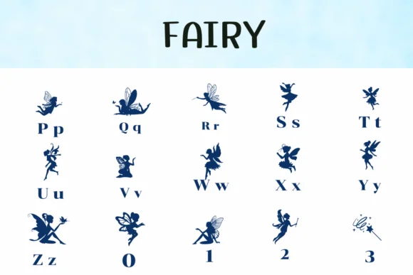 Fairy by Ketsarin — Dingbats Font — thumbnail 3