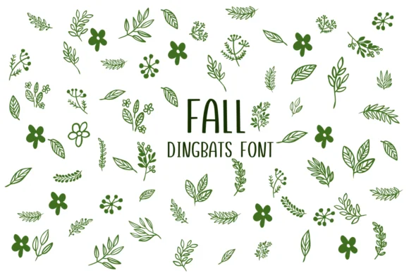 Fall by Nongyao — Dingbats Font