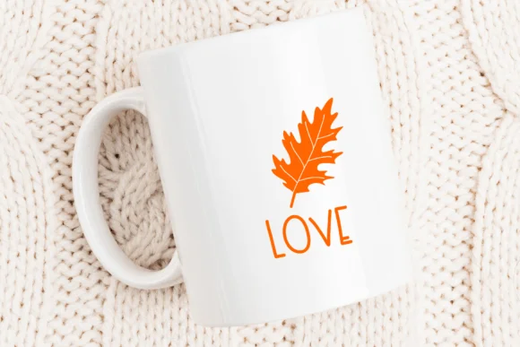 Fall Autumn Leaf by Sirinart — Dingbats Font — thumbnail 5