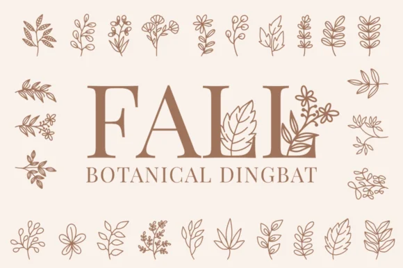 Fall by DesignOverdose — Dingbats Font