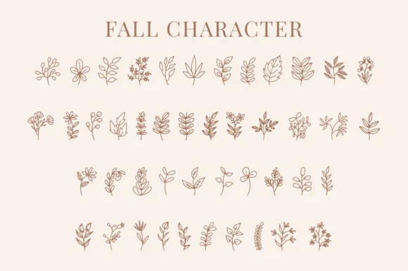 Fall by DesignOverdose — Dingbats Font — thumbnail 4