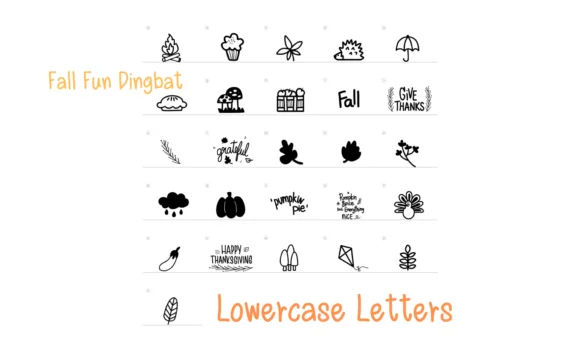 Fall Fun by LalavaStudio — Dingbats Font — thumbnail 8