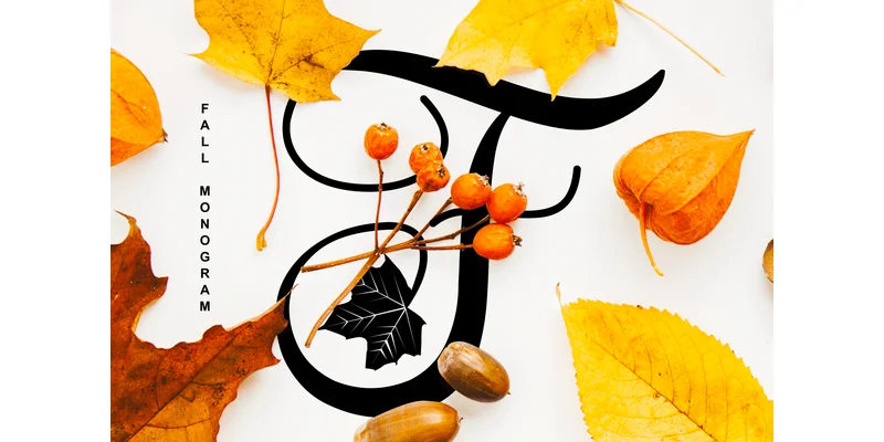 Fall Monogram Font by Bold Point by Bold Point — Decorative Font