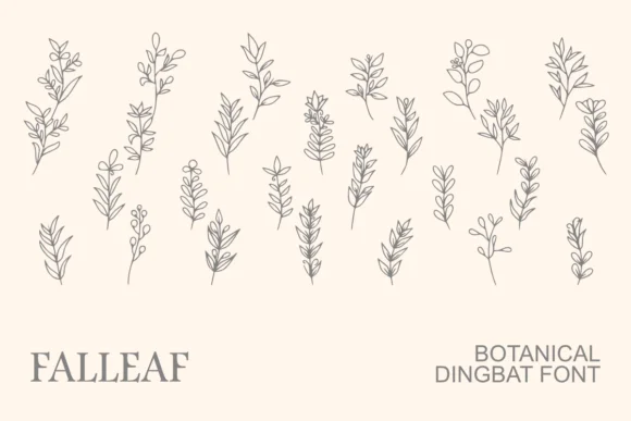 Falleaf by Intype Studio — Dingbats Font