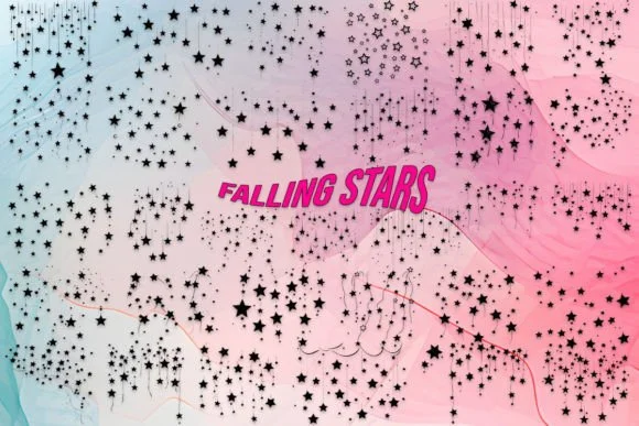 Falling Stars by MOMAT THIRTYONE — Dingbats Font