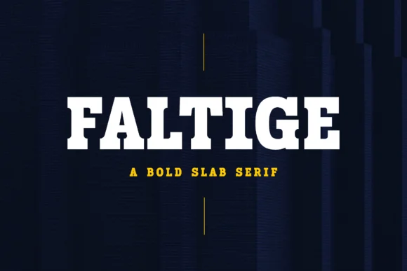 Faltige by Typia Nesia — Slab Serif Font