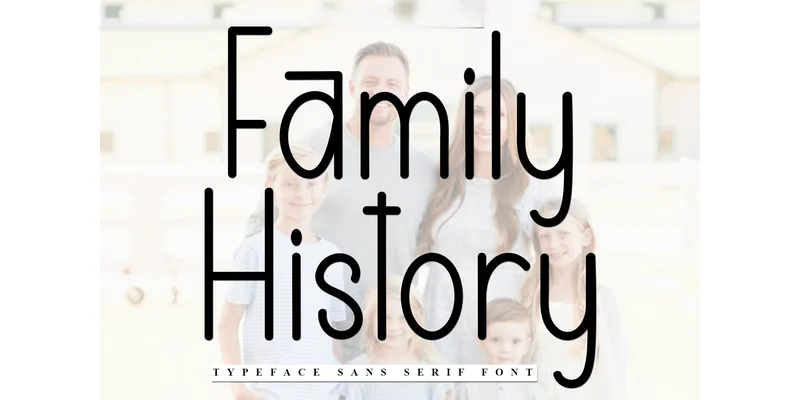 Family History Font by FreshTypeINK — Sans Serif Font