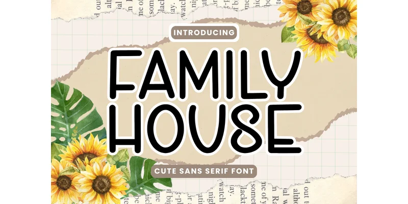 Family House Font by Letterayu — Sans Serif Font