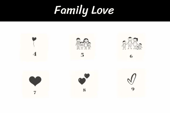 Family Love by Ketsarin — Dingbats Font — thumbnail 4