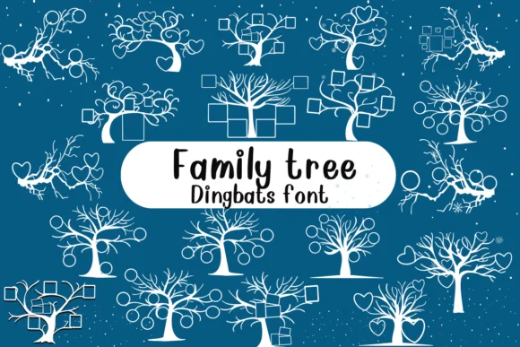 Family Tree by Nongyao — Dingbats Font